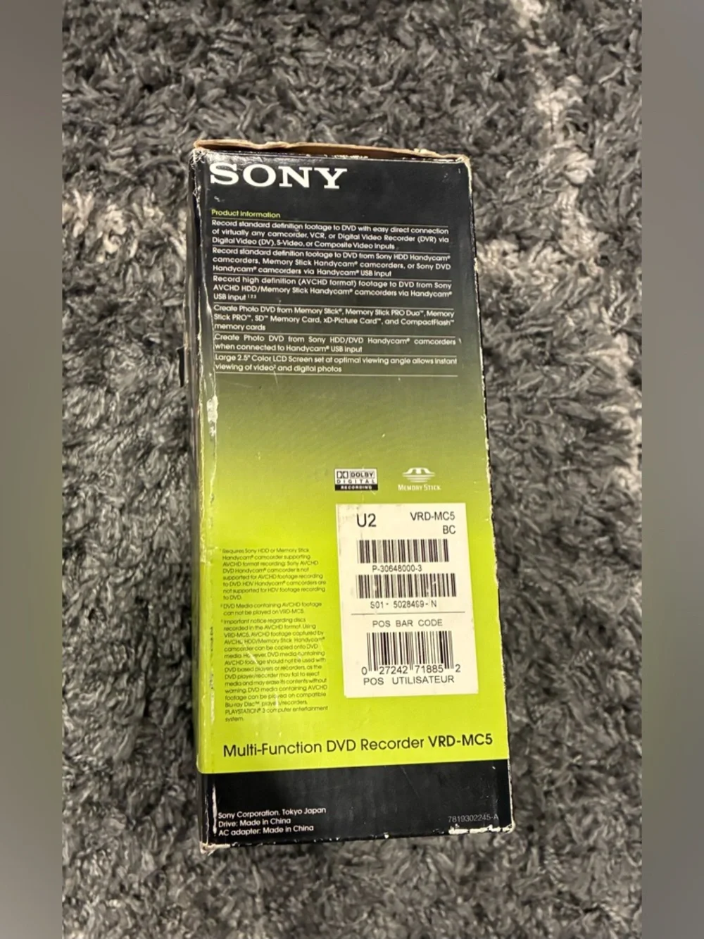 NEW Sony VRD-MC5 DVDirect DVD Recorder Digital Video Transfer Unit